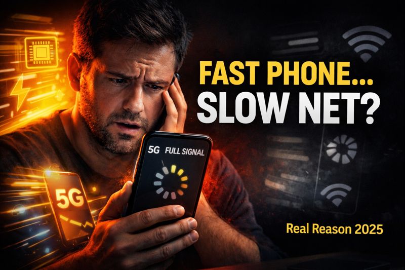 Your Phone Is Fast, But Internet Feels Slow – Real Reason in 2025