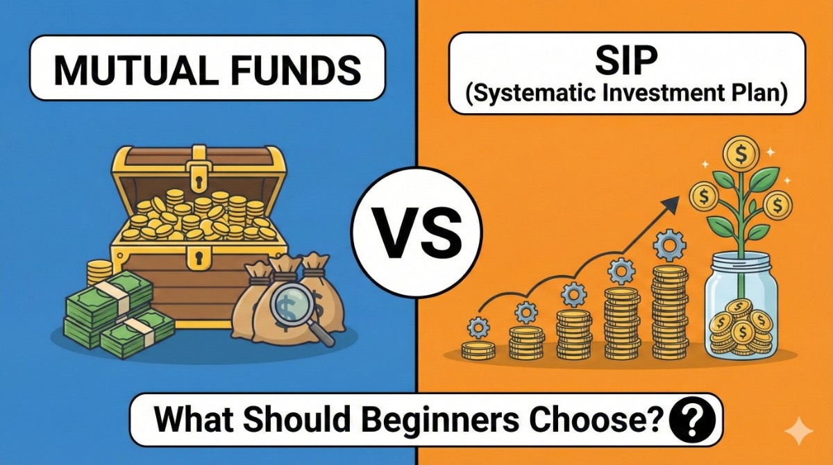 Mutual Funds vs SIP: What Should Beginners Choose?