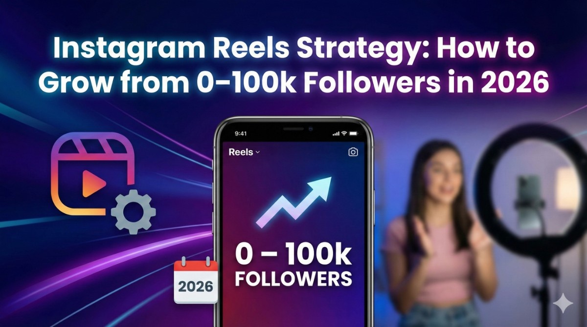 Instagram Reels Strategy: How to Grow from 0–100k Followers in 2026