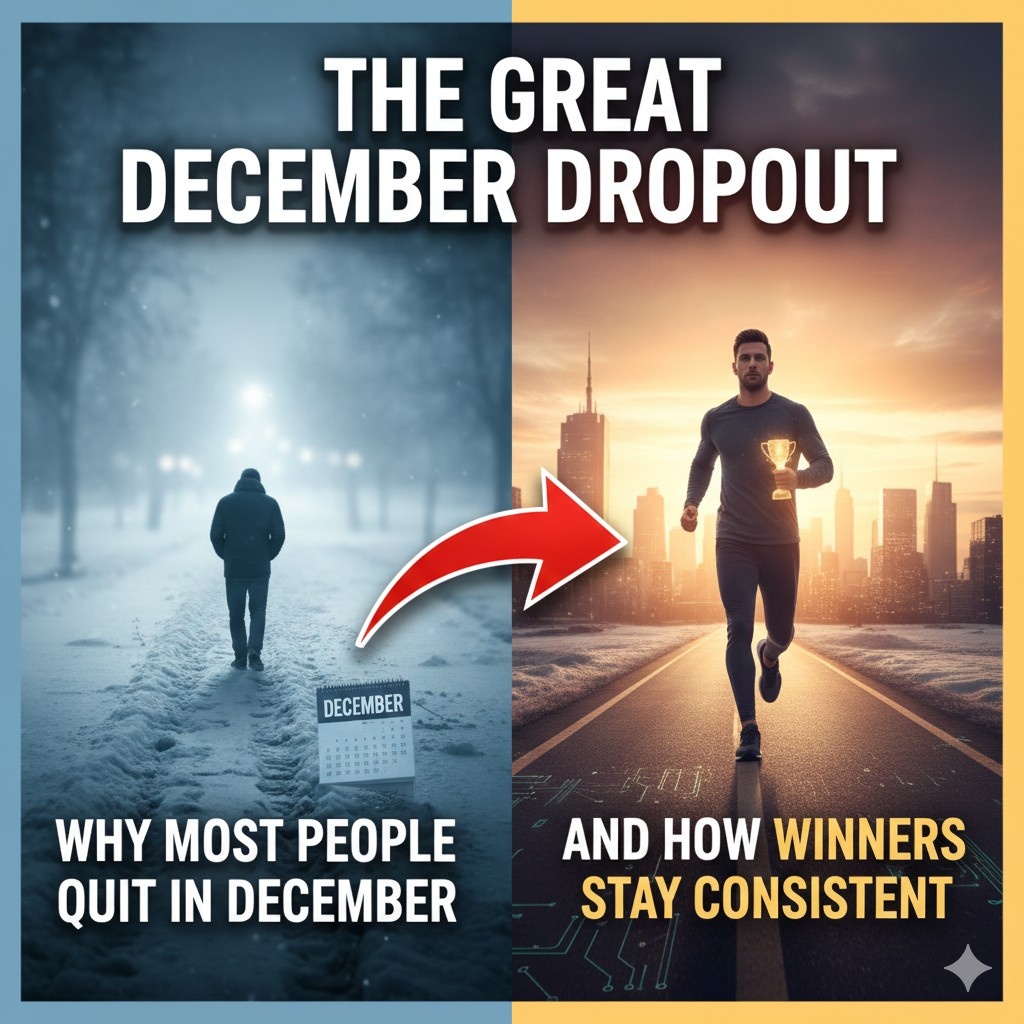 Why Most People Quit in December – And How Winners Stay Consistent