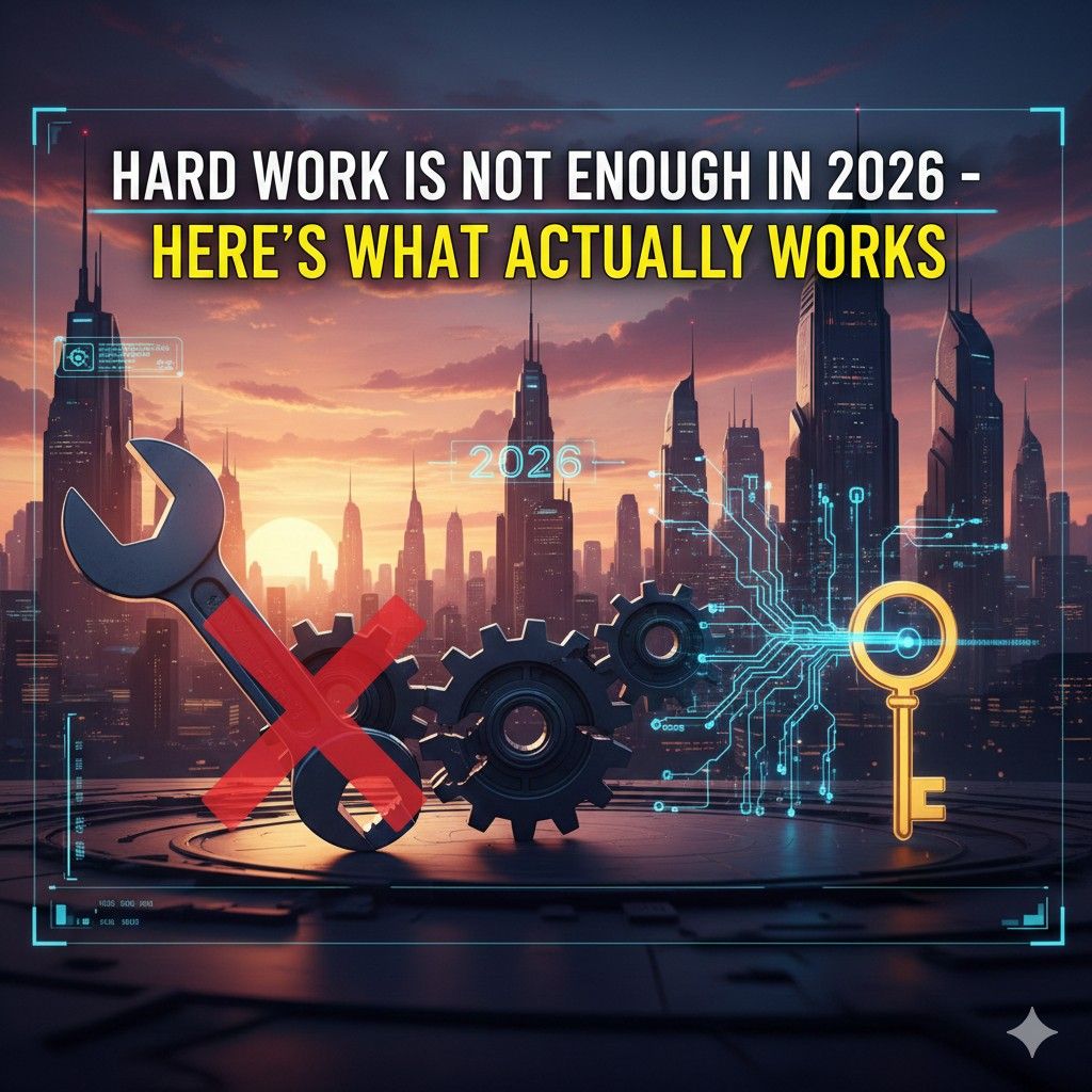 Hard Work Is Not Enough in 2026 – Here’s What Actually Works